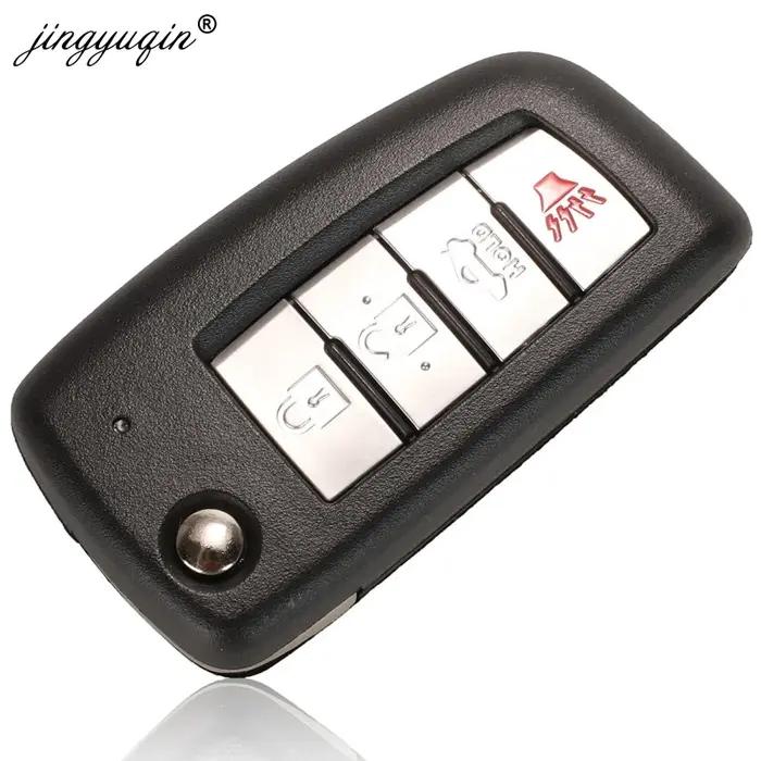 Jingyuqin clé de voiture à distance modifiée nouveau style 433/315Mhz pour Nissan Qashqai Sunny Sylp