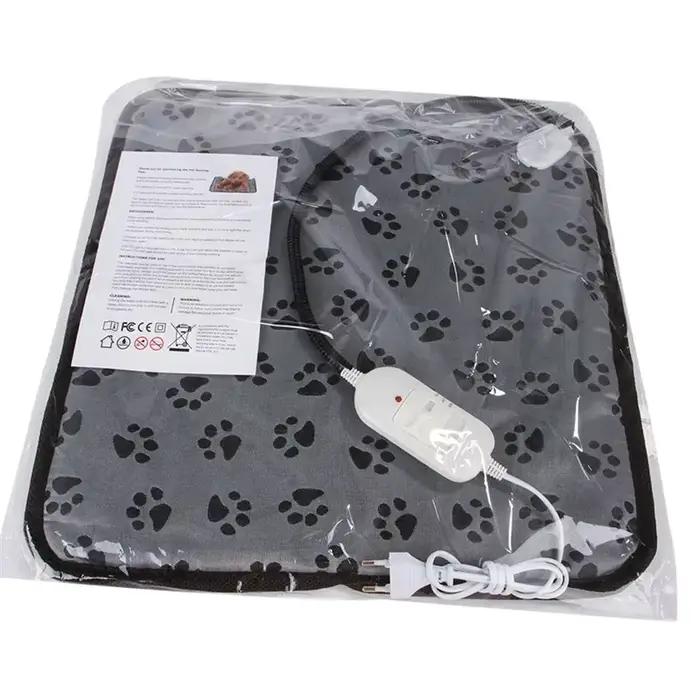 Tapis chauffant pour animaux de compagnie, coussin chauffant à température réglable pour chien, cous