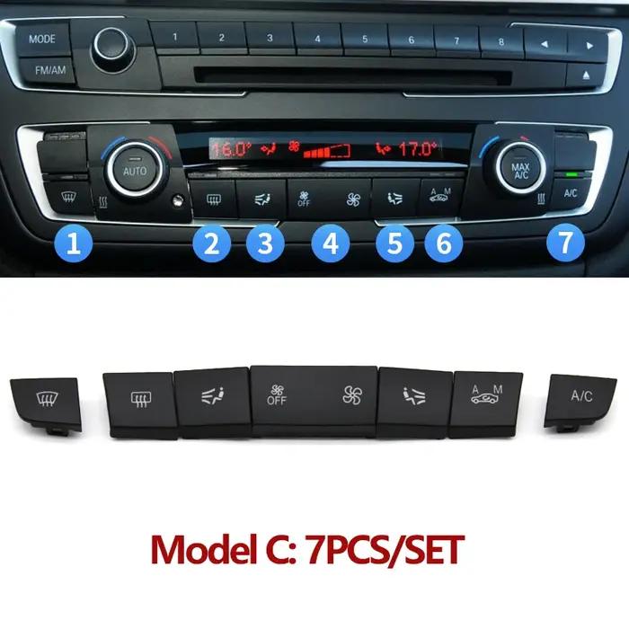 Prada board-Bouton de contrôle de la température de climatisation AC, BMW Série 1, 2, 3, 4 F, F20, F