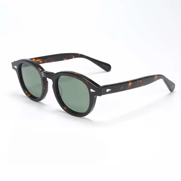 Lunettes de soleil polarisées Johnny Depp pour hommes et femmes, lunettes de soleil vintage, monture