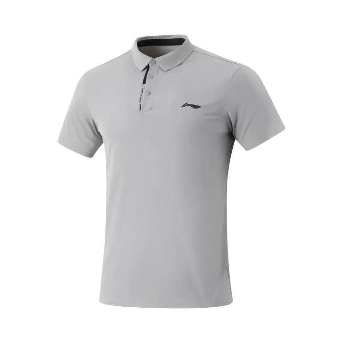 Li-ning Polo d'entraînement pour hommes AT DRY ULTRA Polyester AT._UV-50 + Coupe régulière Doublure