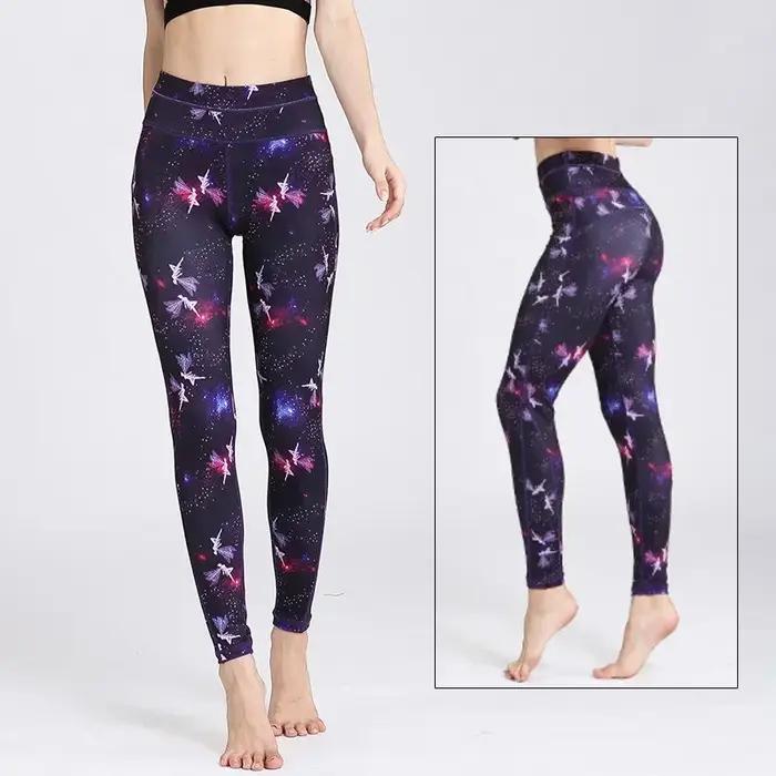 Cloud Hide Flower-Leggings de fitness taille haute pour femme