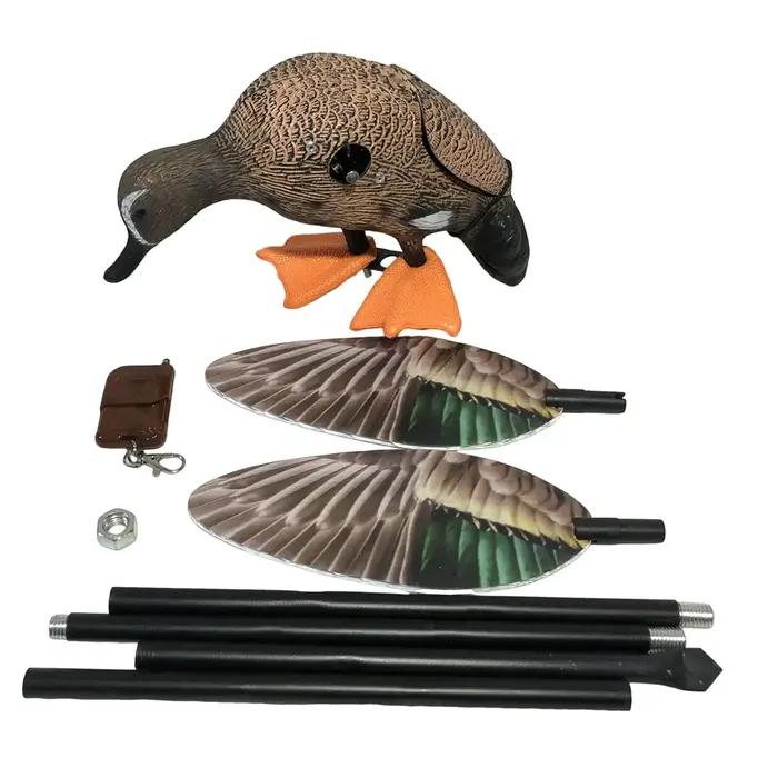 Leurre canard 3D à mouvement réaliste - Appât de chasse pour étang, jardin et balcon