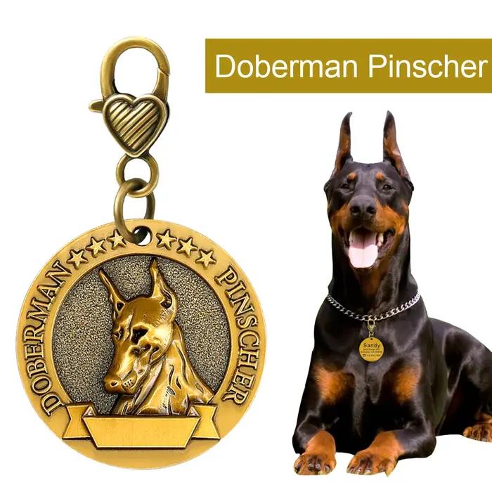 Étiquette d'identification de chien personnalisée