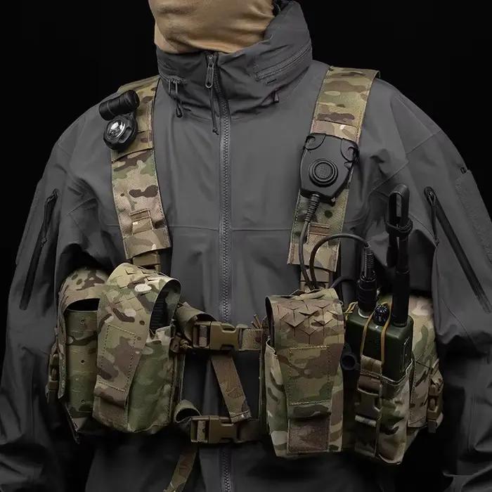 Plateforme tactique Alpha en tissu Cordura avec support MOLLE pour activités d'équipe et jeux tactiques homme toutes saisons