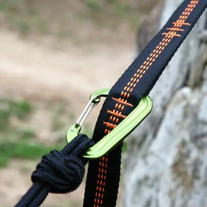 Sangles De hamac en Polyester, haute capacité De charge, 600lb, résistance à la rupture, corde De ce