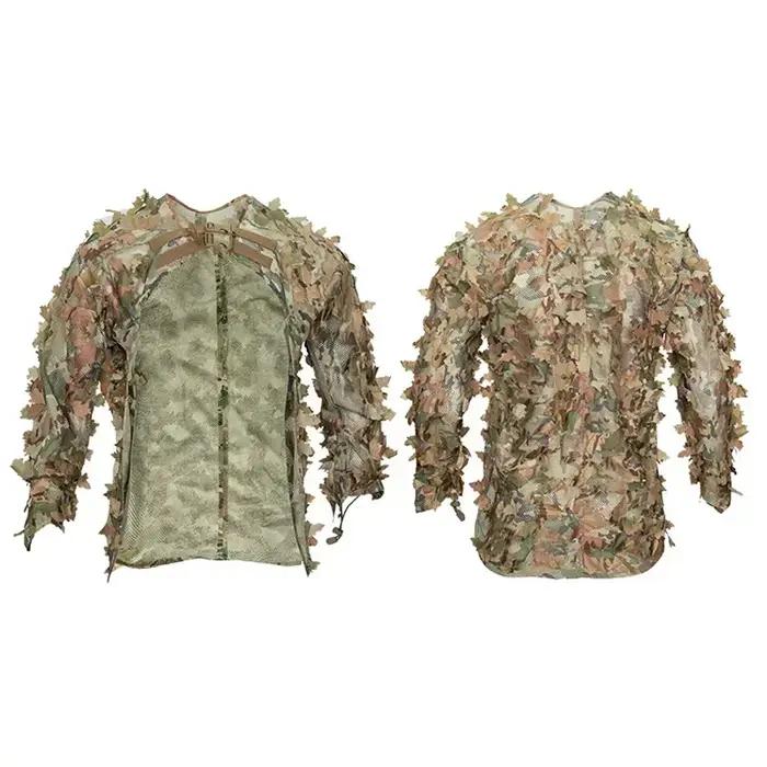 Hommes femmes Ghillie costume chasseur Camouflage vêtements Robe chasse