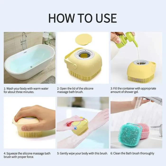 Brosse de bain pour chien