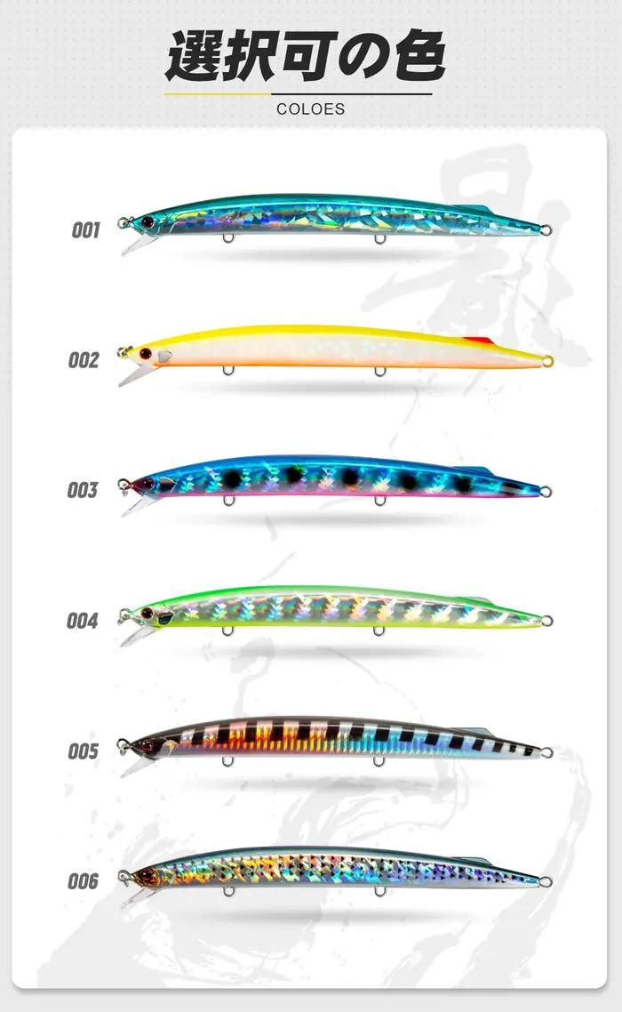 Leurre de pêche en mer D1 190mm 37.5g-38g