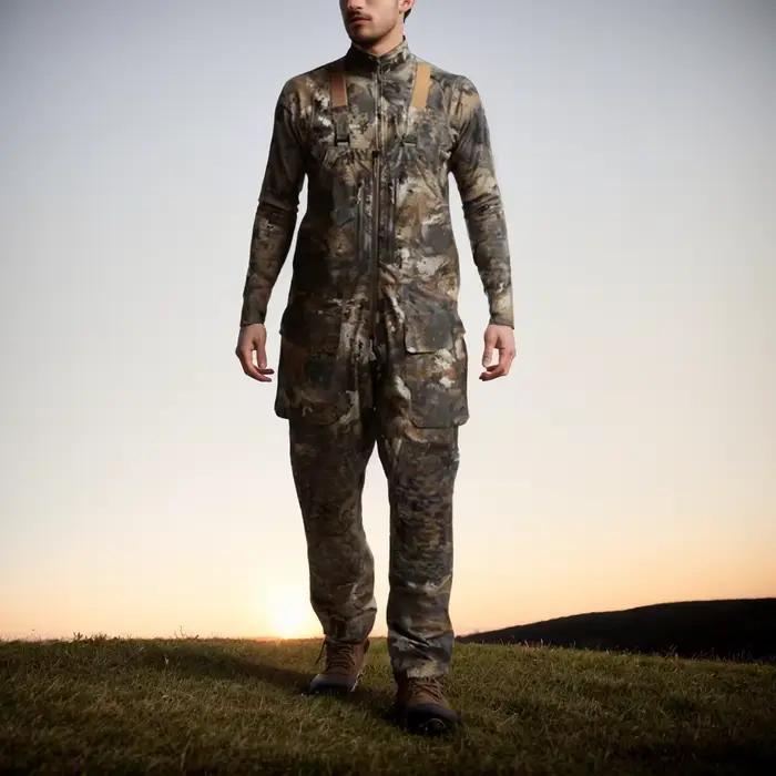 Combinaison de chasse au canard camouflage pantalon Hudson bib qualité professionnelle pour chasseurs