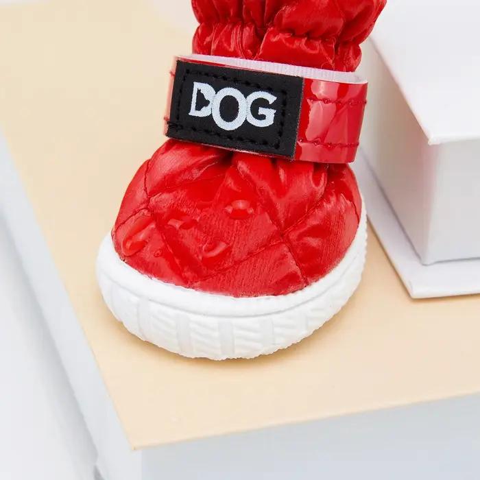 Chaussures d'hiver pour chiens de compagnie, pour petits chiens, bottes de neige chaudes et imperméables, antidérapantes, Teddy Chihuahua