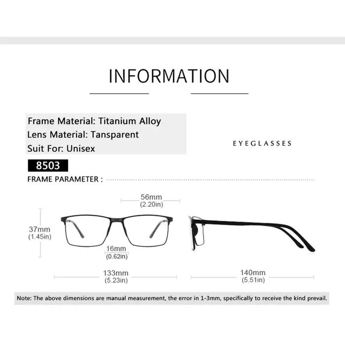 KANSEPT – monture de lunettes optiques pour hommes, verres de Prescription pour myopie, lumière bleu