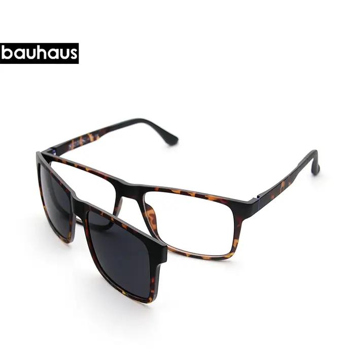 Lunettes de soleil à monture magnétique classique ultra-légère et combinaison