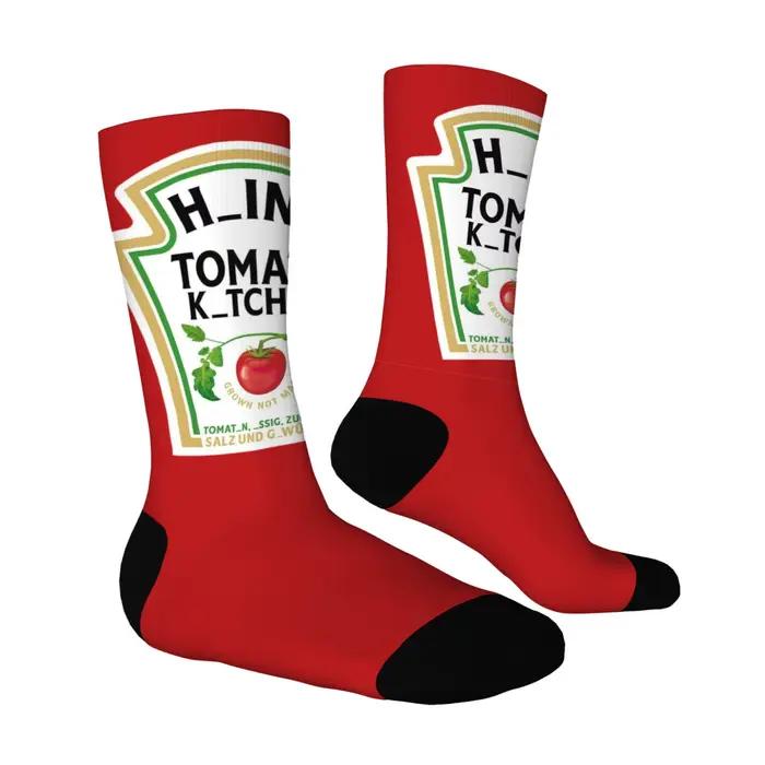 Chaussettes motif tomate ketchup chasse humour - Confort sport outdoor