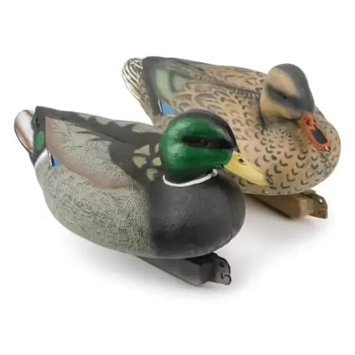 Leurre flottant canard colvert 3D réaliste pour chasse au gibier d'eau - Accessoire chasse
