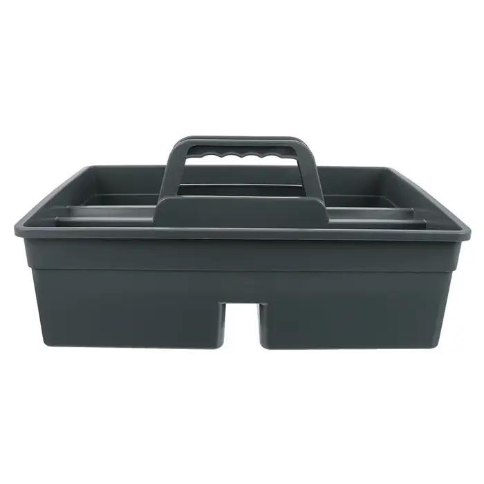 Organisateur d'outils de nettoyage, fournitures, panier, boîte à poignée, fourre-tout en plastique,