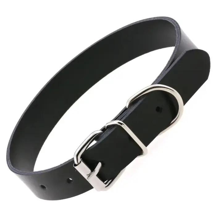 Collier pour chien réglable multi-tailles en cuir
