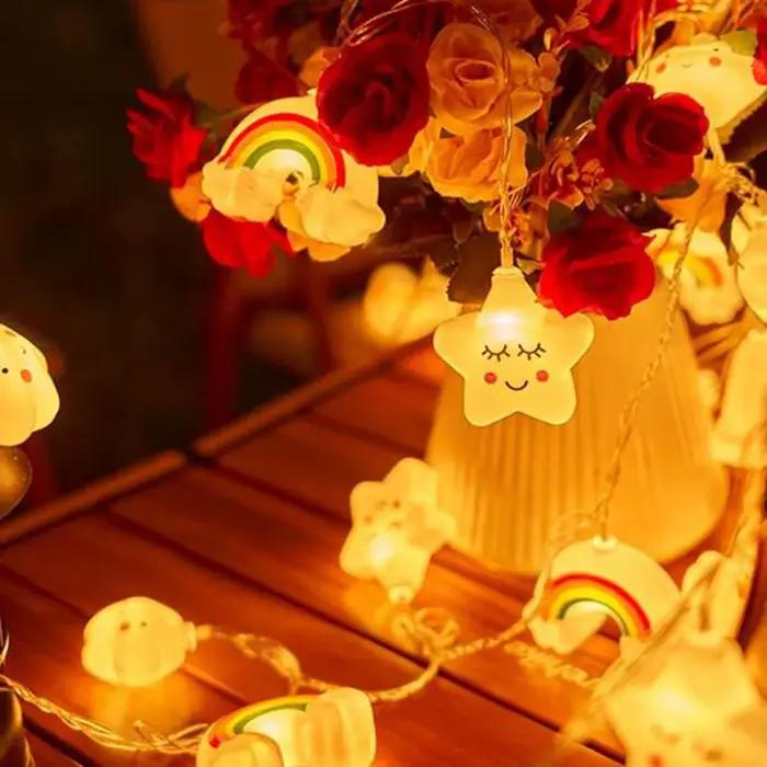Guirlande lumineuse LED arc-en-ciel