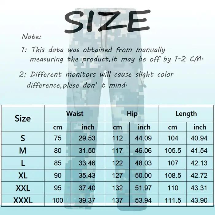 Pantalon cargo camouflage fashion avec cordon pour look décontracté homme print