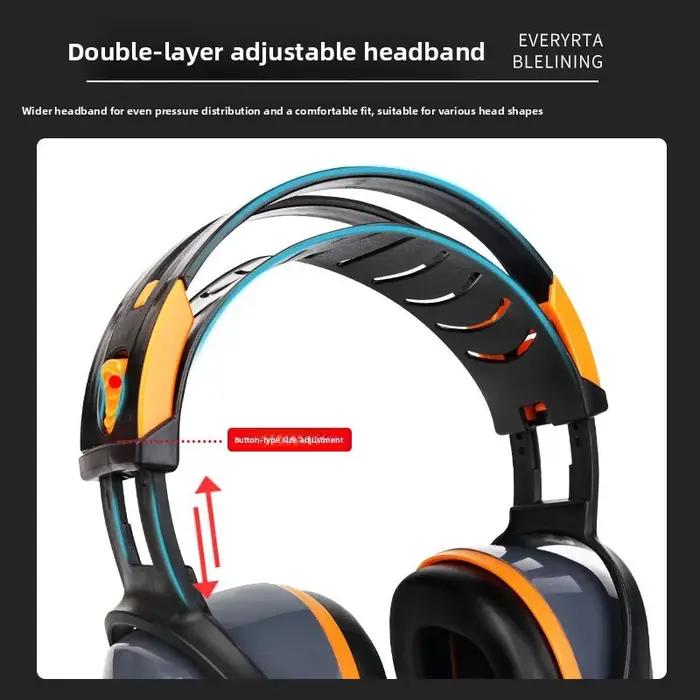 Casque anti-bruit premium amélioré pour sommeil tranquille, apprentissage concentré, entraînement au tir et protection auditive dans les environnements bruyants