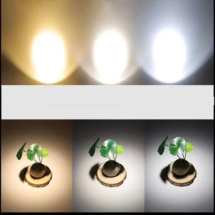 Projecteur LED de mise au point 110V 220V, ampoule E27, Zoom à vis, lumière chaude, lumière neutre,