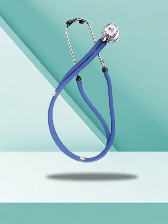 Stéthoscope vétérinaire en gros | Acier inoxydable à double tête | Tube épaissi de 61 cm | Bét