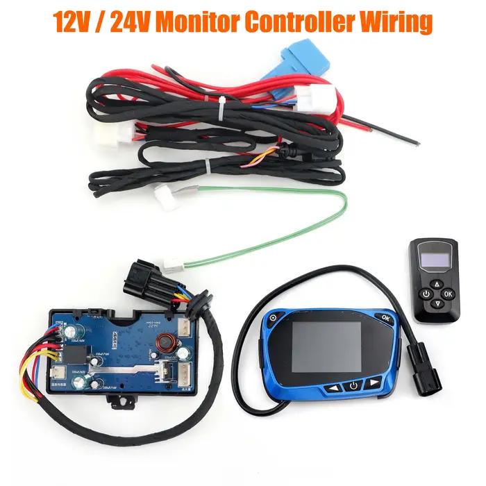 12V 24V 2KW 3KW 5KW 8KW Air Diesel chauffage LCD moniteur interrupteur panneau de commande carte mèr