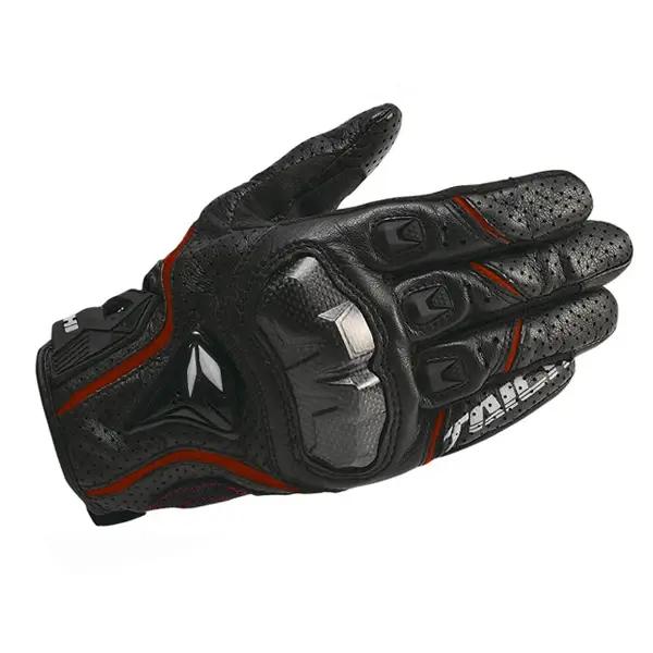 Gants de Moto en cuir véritable pour hommes