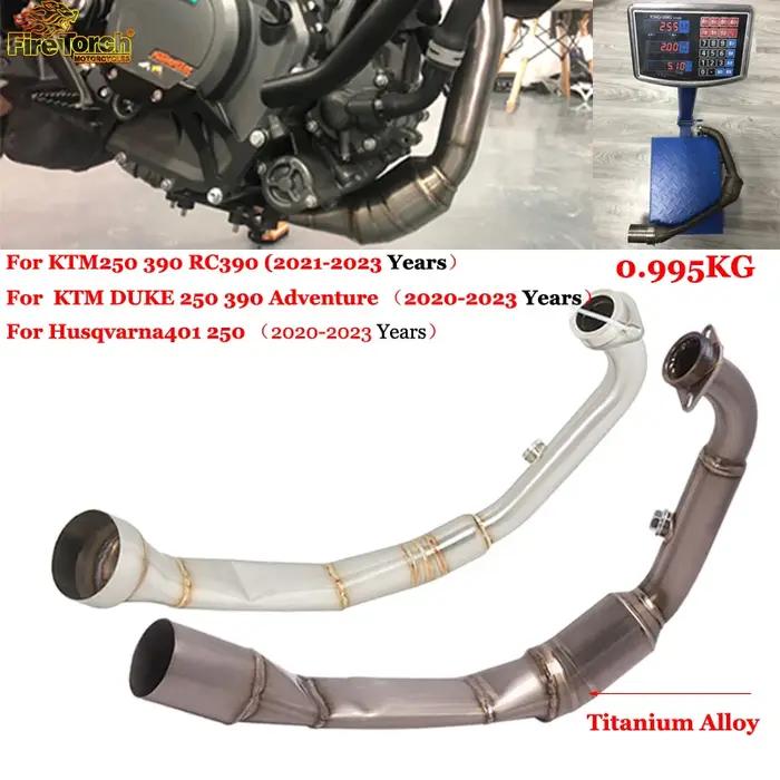 Silencieux d'accès moto, tuyau de liaison avant en aluminium, KTM DUKE 250 390 Adventure Husqvarna S