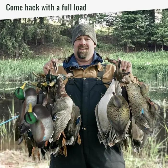 Leurre canard flottant 3D avec quille réaliste pour chasse pêche accessoire extérieur appât