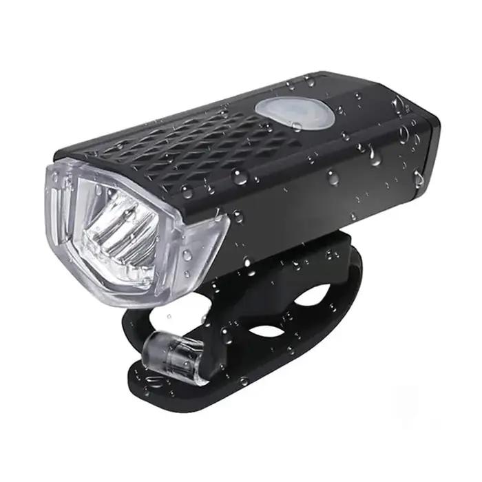 VTT Bike Front Lights USB LED Rechargeable Étanche Vtt Phare Vélo Lumière Avertissement Cyclisme Accessoires