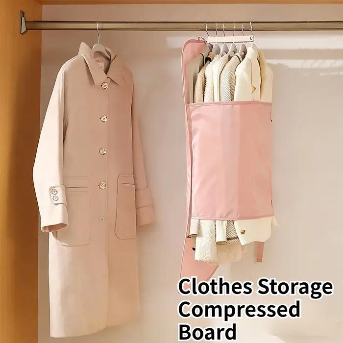 Housse de rangement compressible en tissu non tissé pour vêtements et doudounes, polyvalente, anti-poussière, pour garde-robe et organisation de vêtements occasions spéciales
