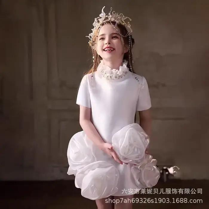 Robe de soirée blanche pour enfants