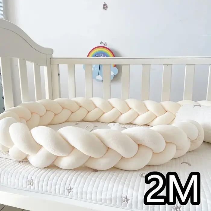 Protection en coton pour berceau pare-chocs sécuritaire pour nouveau-nés et jeunes enfants - disponible en plusieurs couleurs pour toutes les saisons