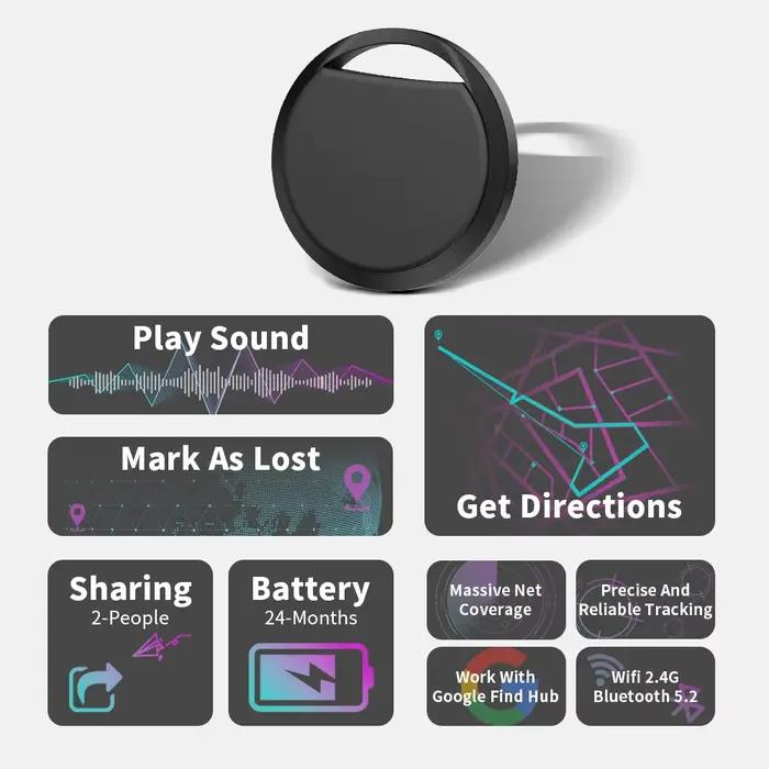 Dispositif de localisation intelligent pour smartphones Android longue distance pour sécuriser vos biens personnels et partager leurs positions