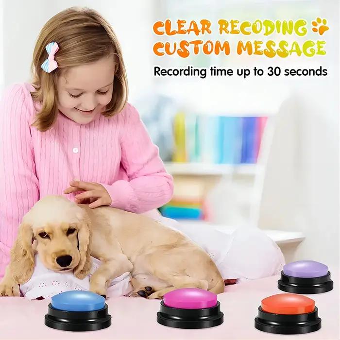 Jouets amusants et enregistrables pour animaux de compagnie