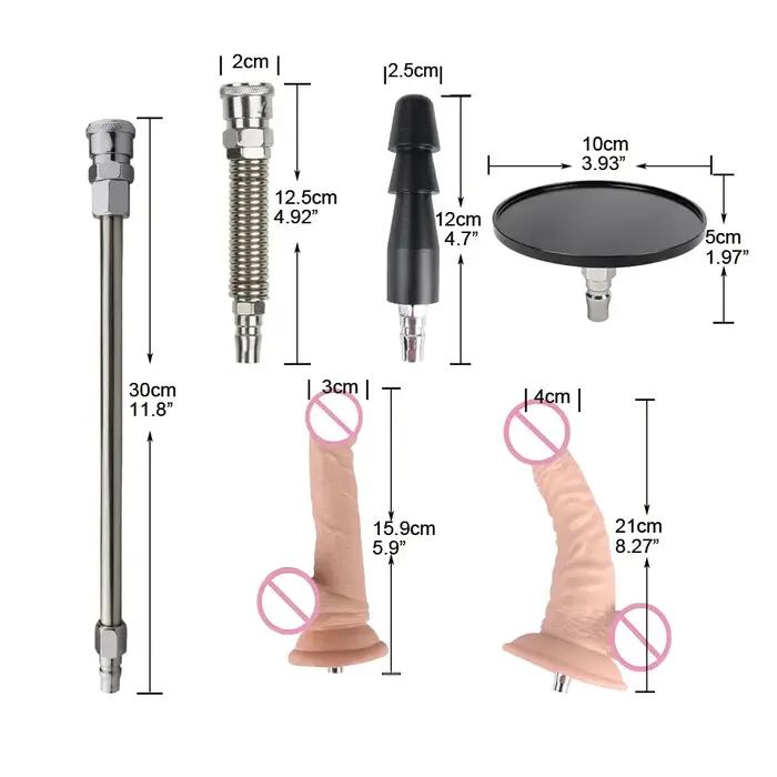 FREDORCH Machine sexuelle automatique extrêmement silencieuse Vac-u-Lock Turbo Power mitrailleuse se