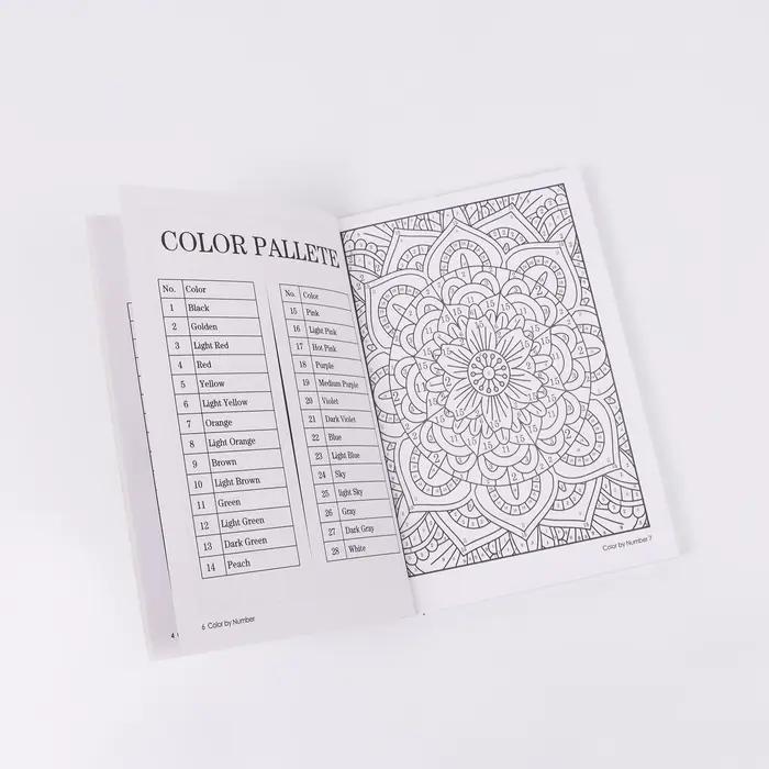 Coloriage par numéros pour adultes : relaxation et soulagement du stress pour adultes, fleurs, animaux, mandalas, nature, paysages et bien plus encore