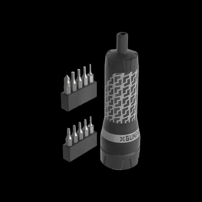 Tournevis dynamométrique Vector Optics Gunpany réglable 10-60 in/lbs pour montage lunette avec 10 embouts acier