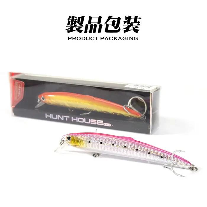Hunthouse Saruna vairon 90 & 125 & 147mm leurre flottant Wobbler appât Jerkabit