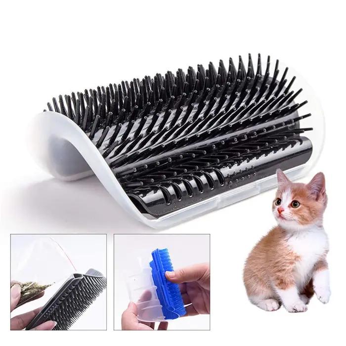 Toilleur pour chats, auto-brosse d'angle pour Massage des chiens