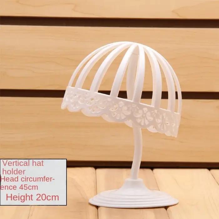 Tête de mannequin pour magasin de chapeaux élégante en plastique pour présentoir de perruques et accessoires de coiffure occasions spéciales