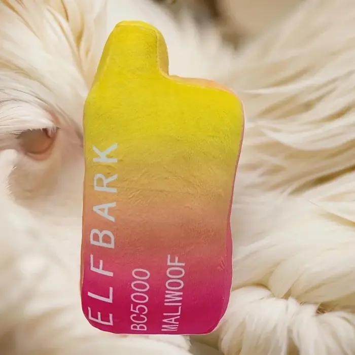 Jouet en peluche Elfbark pour chien avec couineur, jouets à mâcher durables résistants aux morsures