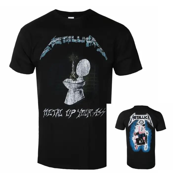 T-shirt décontracté d'été Metallica Metal Up Your Heavy Metal Rock Band, marque de luxe pour hommes