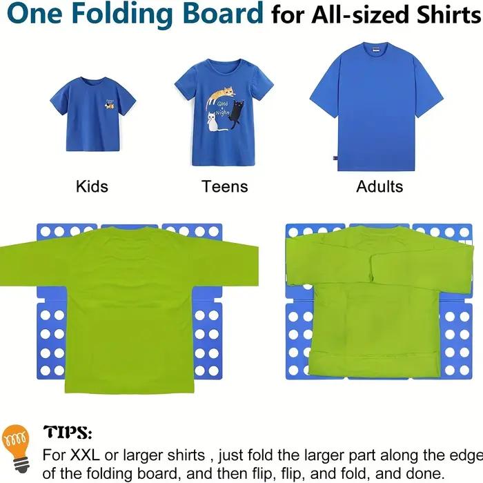 Planche à vêtements pliante en plastique pour rangement et organisation pratique à domicile pour vêtements pliés et présentation élégante des vêtements des enfants et des adultes occasions spéciales
