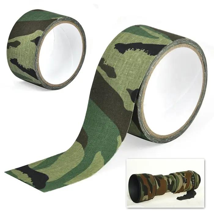 Ruban camouflage adhésif imperméable : bande auto-collante durable pour équipement de chasse et camping
