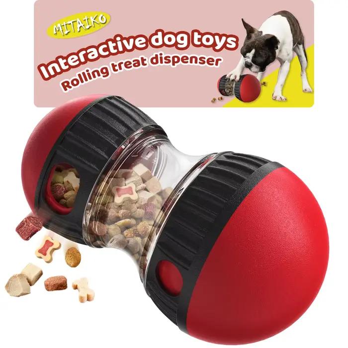 Jouet puzzle pour chien distributeur de friandises en plastique ABS durable pour chiots et chiens de petite et moyenne taille jeux interactifs enrichissements mentaux pour chiens occassions spéciales