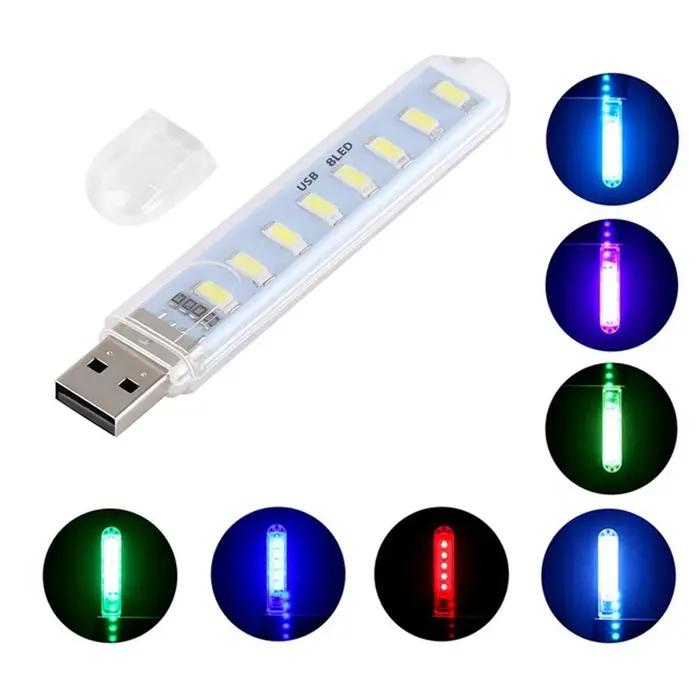 Mini USB LED livre lumière Ultra lumineux lampe de lecture SMD LED ampoule veilleuse pour batterie e