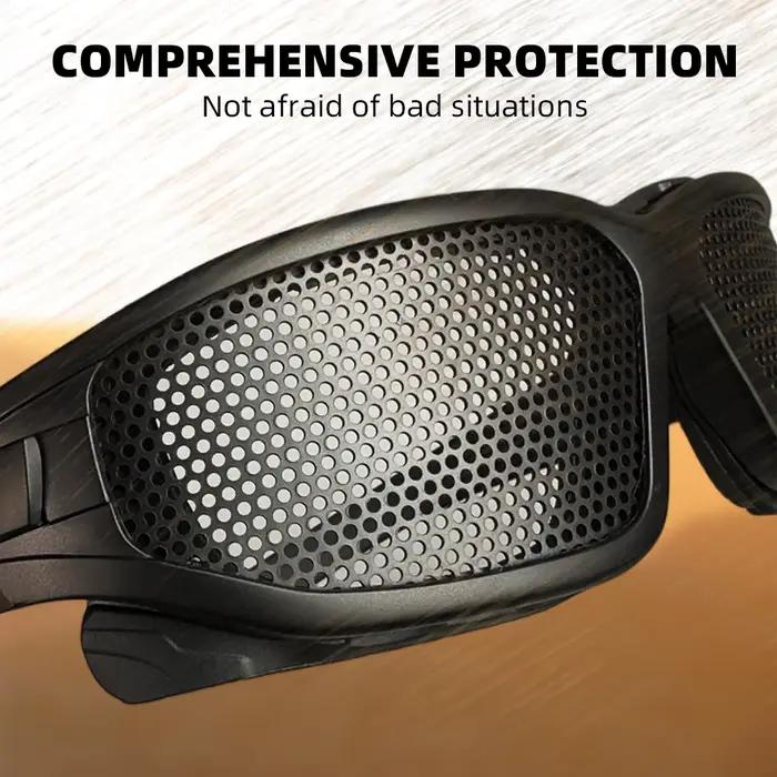 Lunettes tactiques en acier robustes pour chasse paintball tir sportif protection oculaire homme femme occasions extérieures