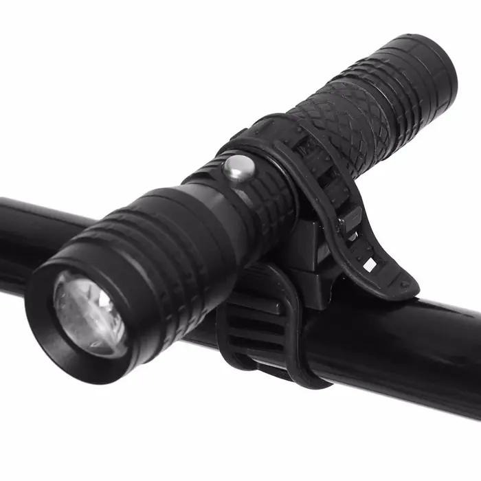 360 ° Support de variété de vélo réglable, lampe de poche de vélo, pince de torche, support de monta